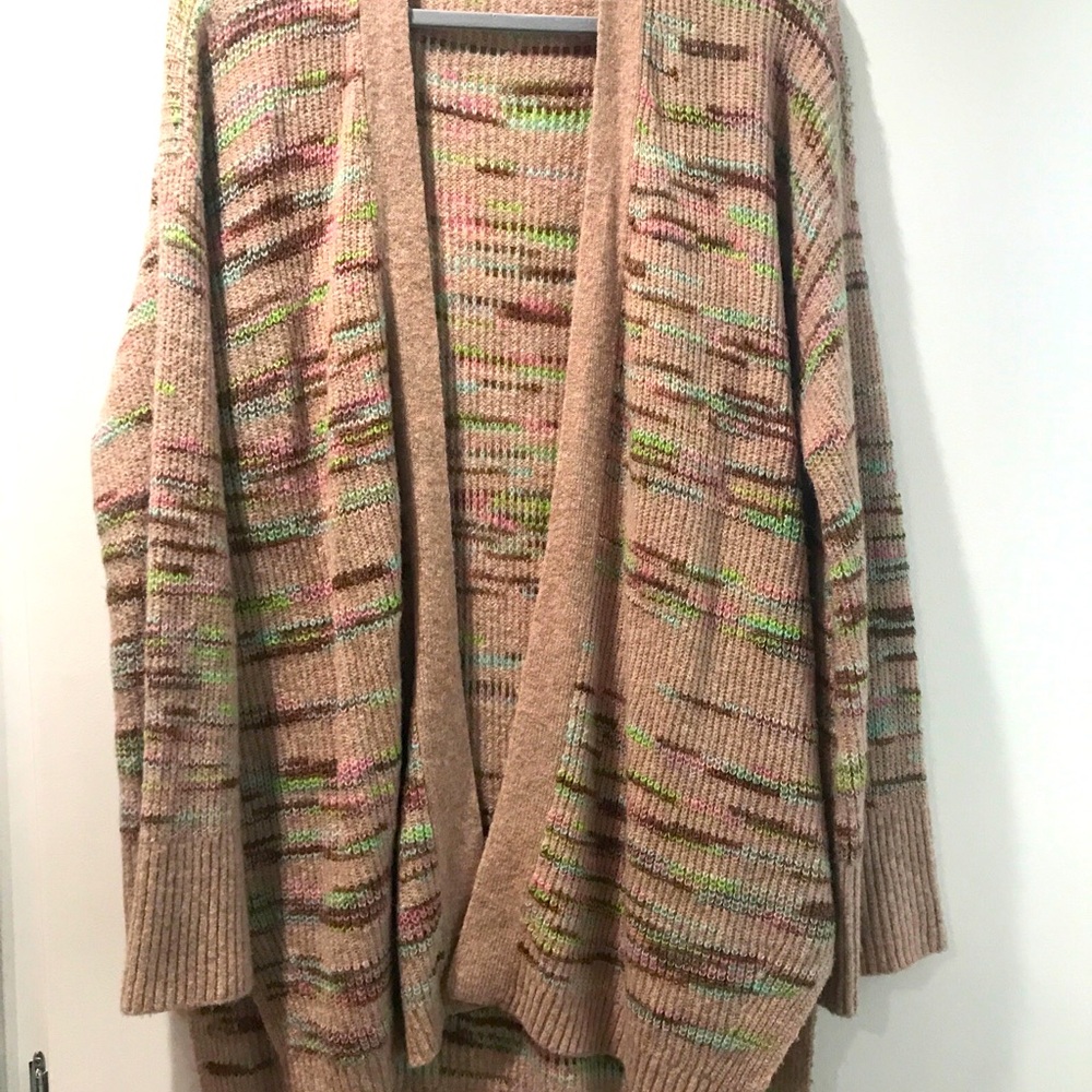 Anthropologie Multicolor Knit Cardigan